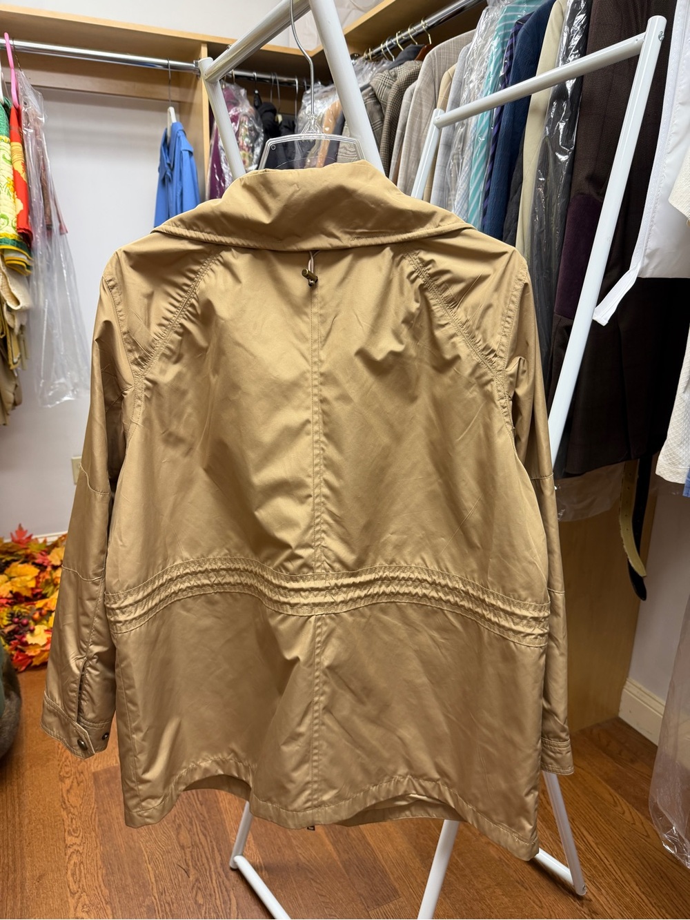 Ralph Lauren Tan Utility Zip-Front Jacket - Picture 3 of 3